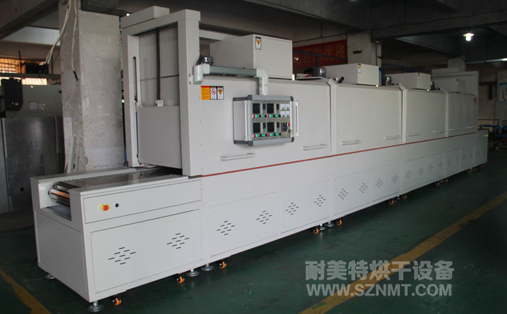 10.2米點膠固化隧道式烘干爐